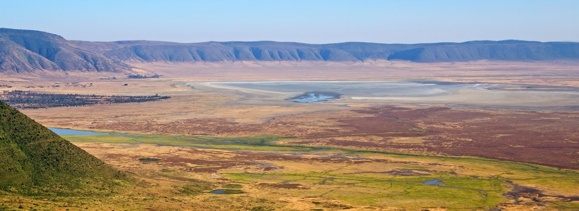 Ngorongoro Crater landscape in Tanzania