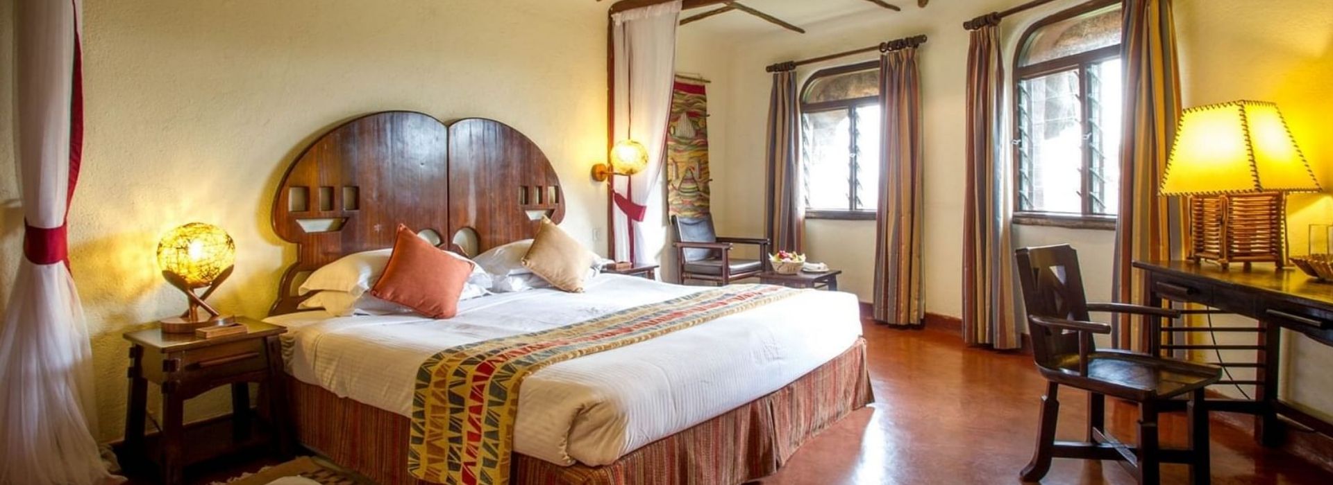 Safari lodge in the Serengeti